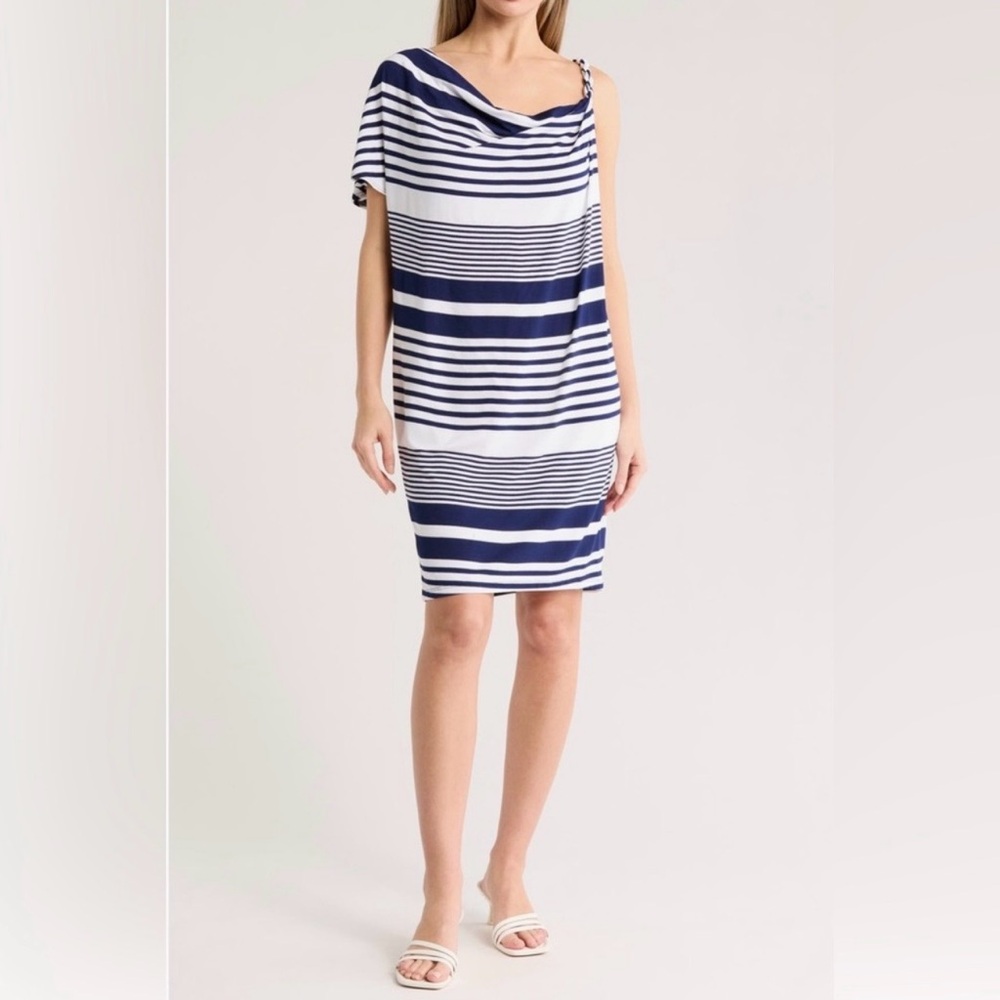 Trina Turk Heated Stripe shift dress